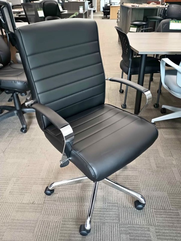 STRATUS MID BACK CHAIR BLACK