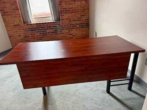 PRE-OWNED 30"X72" DESK WITH MODESTY PANEL