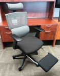 FLEXISPOT C7 PREMIUM ERGONOMIC OFFICE CHAIR WITH LEG REST