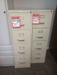 PRE-OWNED 4-DRAWER VERTICAL FILE - PUTTY