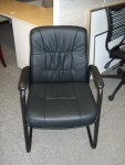 EUROTECH 564GFJ SIDE CHAIR - BLACK