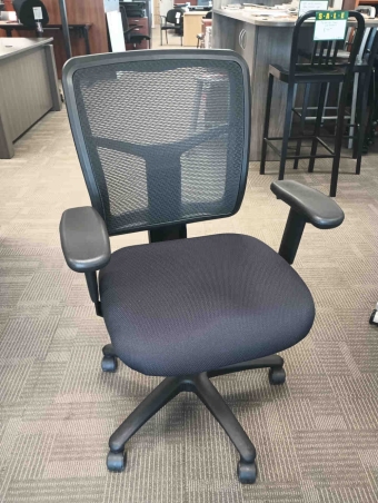 OS 7621A BLACK MESH BACK TASK CHAIR 