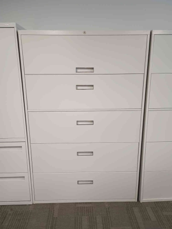 PRE-OWNED 5 DRAWER LATERAL FILE 