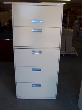 PRE-OWNED HON 675LL 5-DRAWER LATERAL FILE